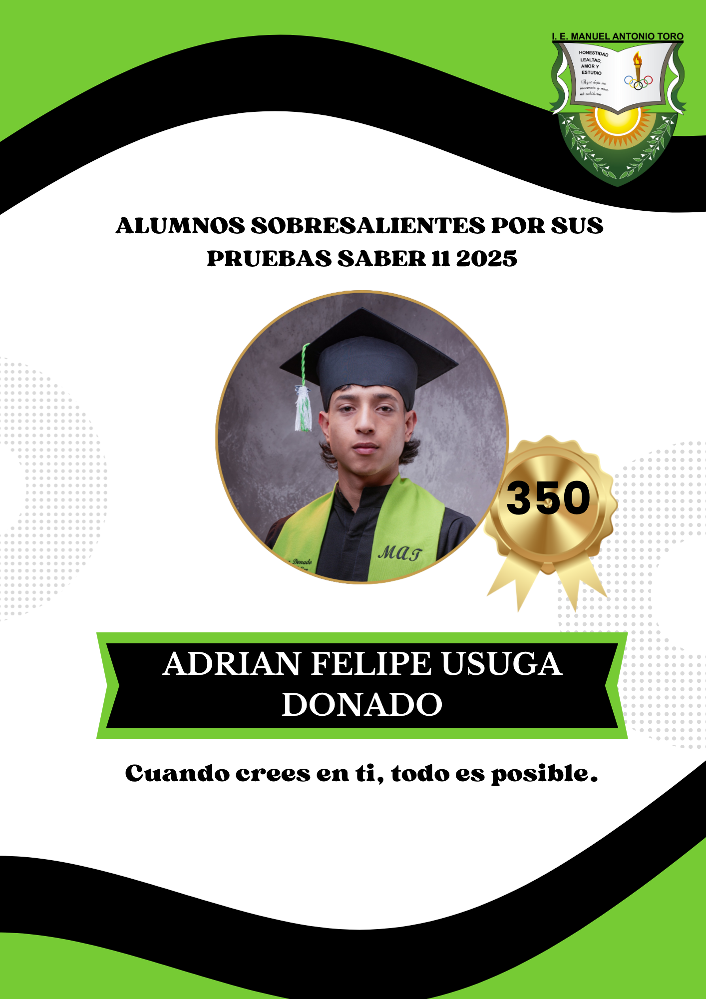 Mejores Puntajes Pruebas Saber 11 - 2025